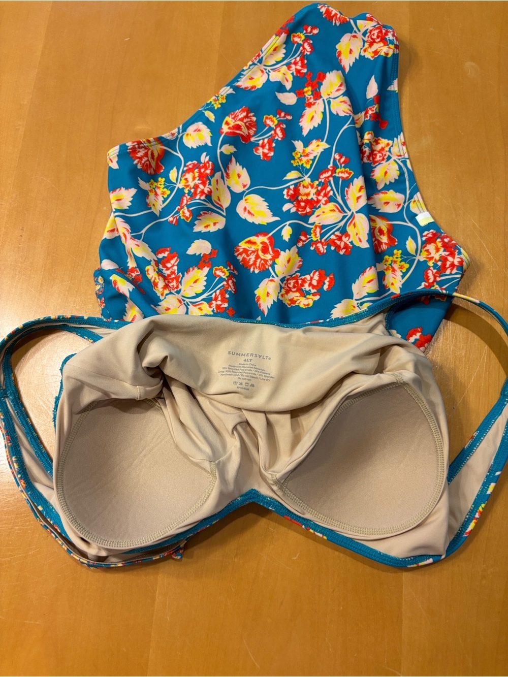 Summersalt x DVF The Perfect Wrap Swimsuit 4 Long Torso - Picture 9 of 12